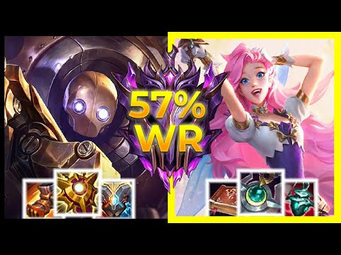 【 Seraphine 】vs. Blitzcrank - MASTER - Support - 11.13 - League of Legends Gameplay