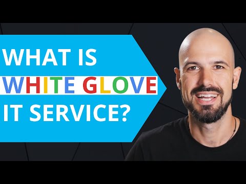 Part of a video titled What is White Glove IT Service? - YouTube