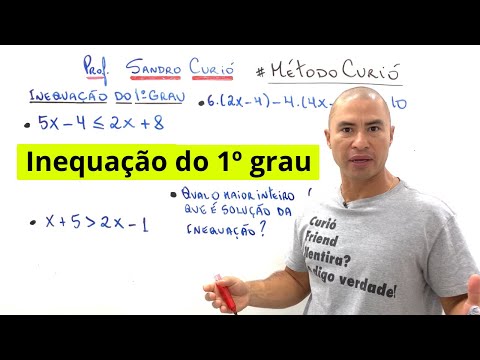 COMO RESOLVER INEQUAÇÃO DO 1º GRAU