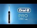 Elektrický zubní kartáček Oral-B Pro 750 CrossAction Black + White case