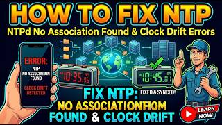 How To Fix NTP NTPd No Association Found & Clock Drift Errors