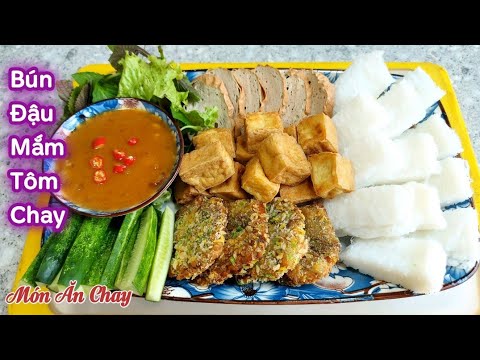 Cách Làm BÚN ĐẬU MẮM TÔM CHAY Ăn Là Mê Ngay | Món Chay Ngon Bà Mẹ Quê.