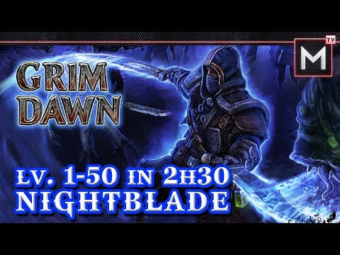 Nightblade Leveling 1 to 50 In 2Hrs Grim Dawn