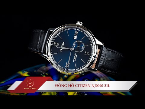 Review Citizen #1: Đồng hồ Citizen nam dây da NJ0090 Titanium