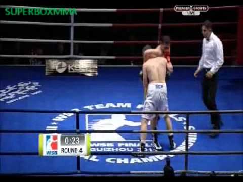 Hrvoje Sep (Paris United) vs Ramzjon Ahmedov (Astana Arlans) WSB Finals 2011 2/2