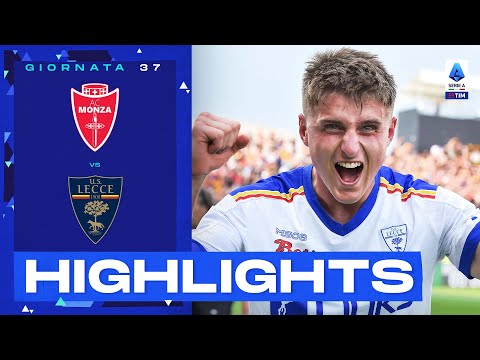 Monza-Lecce 0-1 | Colombo salva il Lecce allo scadere: Gol & Highlights | Serie A TIM 2022/23