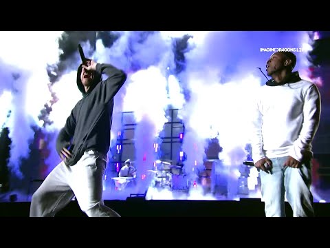 Imagine Dragons - Radioactive x m.A.A.d city live from Grammys 2014 (rehearsal)