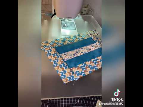 Patchwork Decke einfach nähen