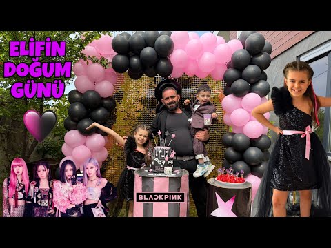 ELİFİN DOĞUM GÜNÜ PARTİSİ🖤🖤🖤 BLACKPİNK 🩷🩷🩷