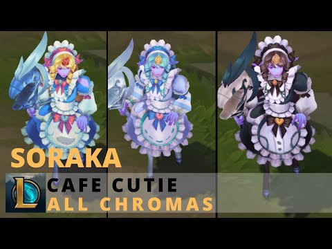 Cafe Cutie Soraka All Chromas - League of Legends
