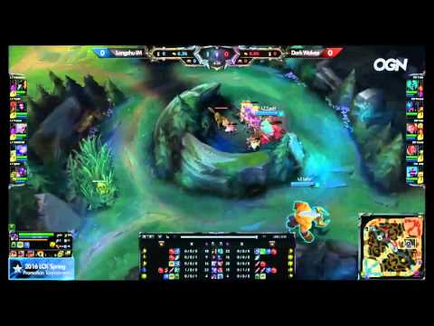 Longzhu Incredible vs Dark Wolves - Mapa 1 - LCK Spring Promotion 2016 - Español