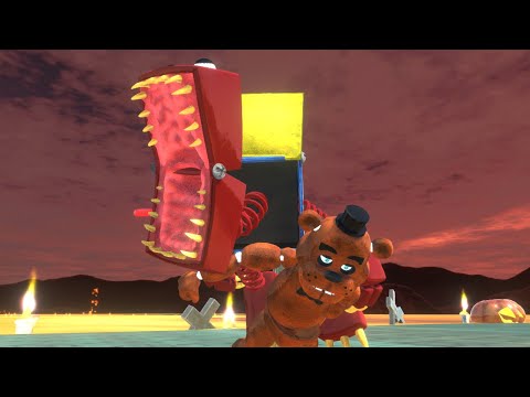 Boxy Boo & Freddy VS Siren Head & Water Troll - Animal Revolt Battle Simulator (ARBS)