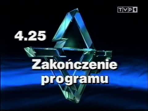 Zakończenie programu TVP1 - 30 grudnia 1996