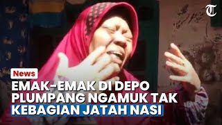 Emak-emak di Lokasi Kebakaran Plumpang Luapkan Emosi Sambil Teriak karena Tak Kebagian Jatah Nasi