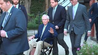 Mitch McConnell returns to the Senate after months of speculation about his health