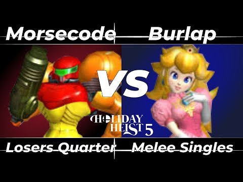 Smash Melee Tournament - Morsecode762 VS Burlap - Holiday Heist