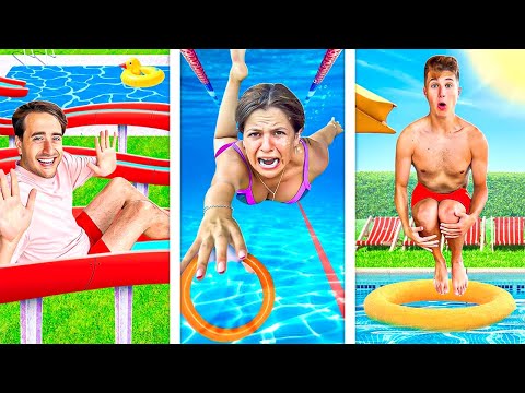 10 FUN GAMES TO PLAY IN THE POOL WITH ALL YOUR FRIENDS!💦