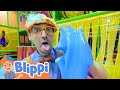 Blippi Learns The 5 Senses At A Play Place Blippi Full Episodes Emotions And Feelings
