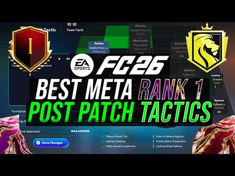 *POST PATCH* 15-0 Best META Rank 1 Custom Tactics & Formations (433/451/4411/442) in FC 26