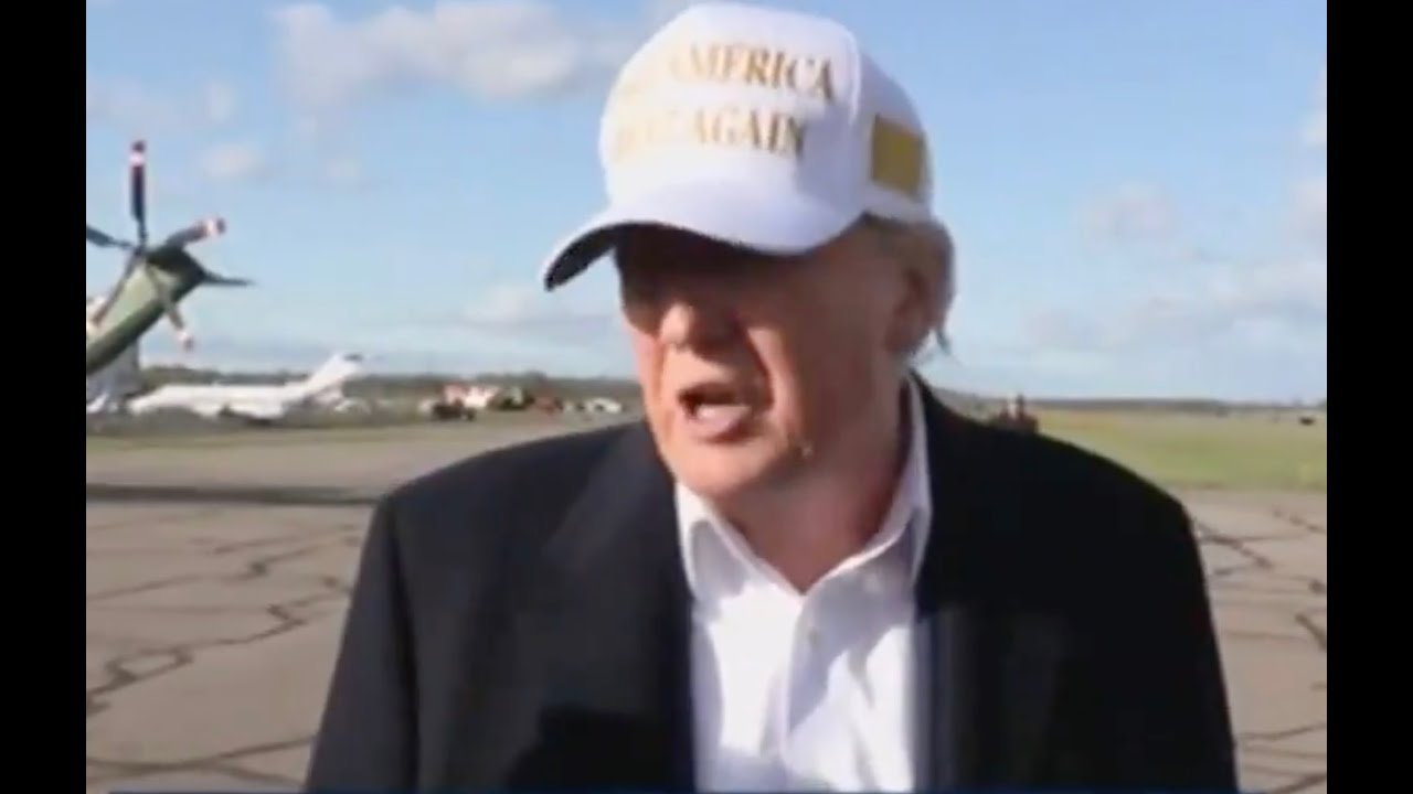 Trump CRUMBLES in disaster Q&A