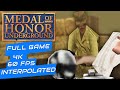 Medal Of Honor Underground 2000 4K True 60fps Longplay No Commentary Gameplay PS1