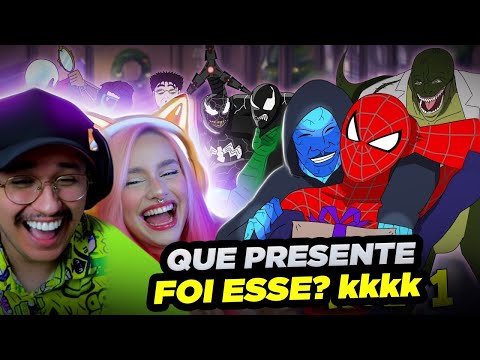 REACT A DOIS AMIGO OCULTO DOS HOMENS-ARANHAS - PARTE 1 | VOICE MAKERS