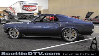Customized 1969 Ford Mustang Blue Bayou By Goolsby Customs At 2024 World Of Wheels Birmingham AL