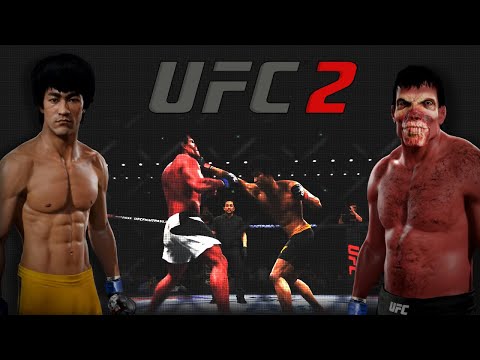 Zombie Red Hulk vs. Bruce Lee - EA sports UFC 2
