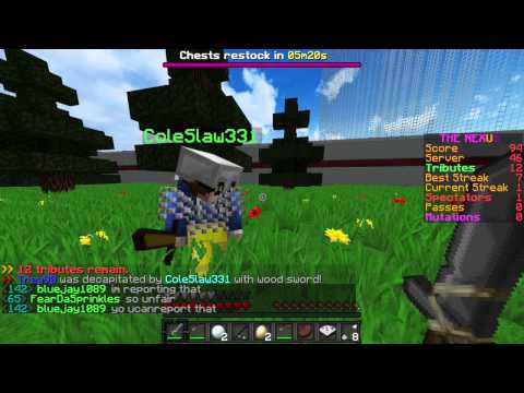 MInecraft Hunger Games with #2 with  ColeSlaw331-A Team of 4!!!