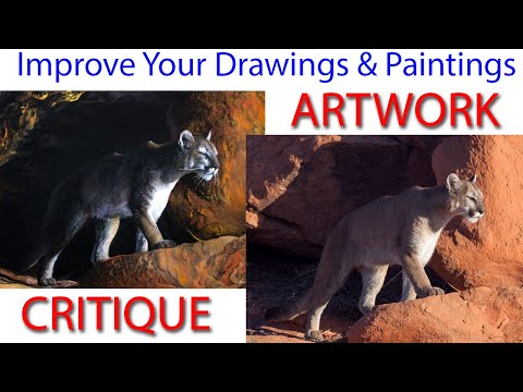 Beginner Art Tips - Improve your drawings and paintings - Pastel Drawing Critique