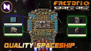 How To Design An Interplanetary SPACESHIP 🚀 With QUALITY Items | 02 | Factorio SPACE AGE