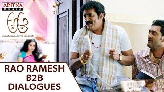 Rao Ramesh B2B Dialogues  A Aa Telugu Movie  Nithi