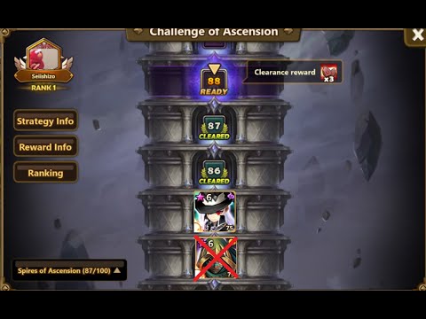 Spires of Ascension 85 Summoners WAR