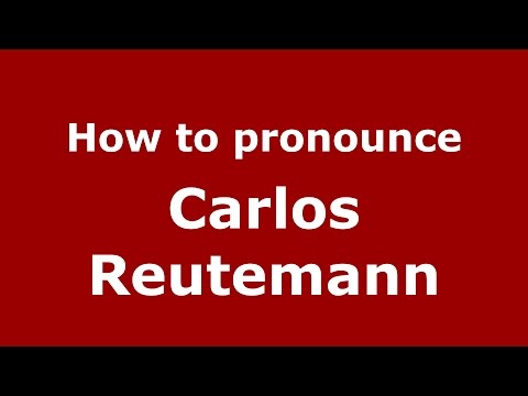 How to pronounce Carlos Reutemann (Spanish/Argentina) - PronounceNames.com