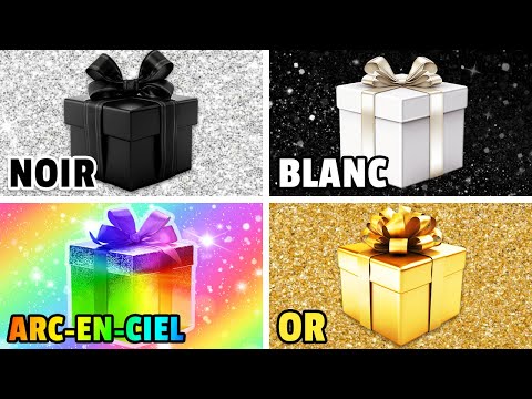 Choisis un CADEAU...! 🎁🌈🖤🤍👑 Es-tu une personne chanceuse ?