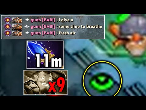 WTF 11Mins Aghanim 1vs1 Storm Mid Nonstop Toying with 0 min ward advantage