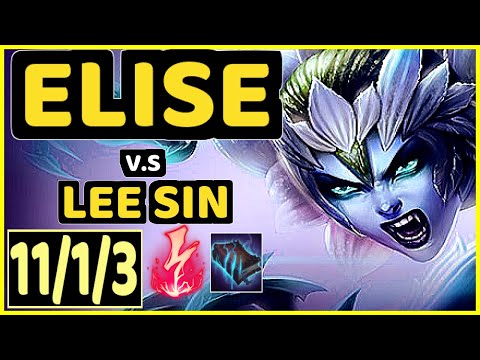 ZUAO (ELISE) vs LEE SIN - 11/1/3 KDA JUNGLE CHALLENGER GAMEPLAY - BR