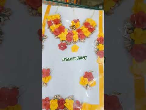 beautiful flowers mehndi set