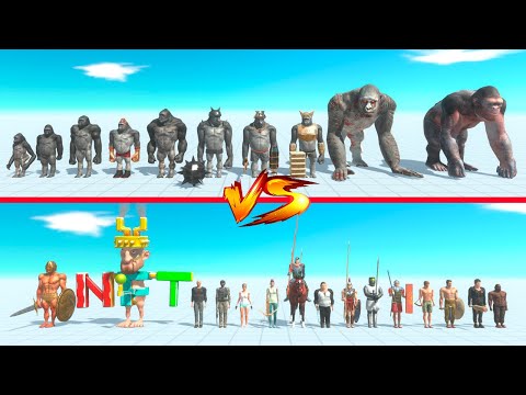 Primates vs Humans - Animal Revolt Battle Simulator