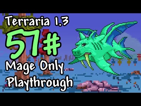 Expert Mode Terraria || Mage Only: Duke Fishron || Episode 57