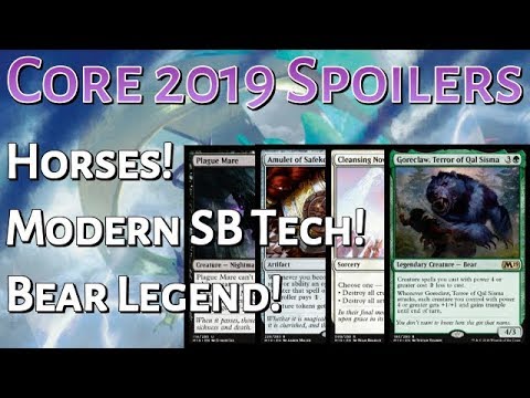 Mtg Core Set 2019 Spoilers: Horses, Modern Sideboard Tech, and More ... Mtg Core Set 2019 Spoilers: Horses, Modern Sideboard Tech, and More ...