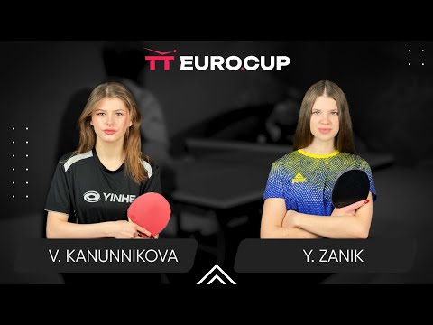 18:50 Vasylysa Kanunnikova - Yulianna Zanik 31.07.2024 TT Euro.Cup Women Ukraine Star. TABLE 4