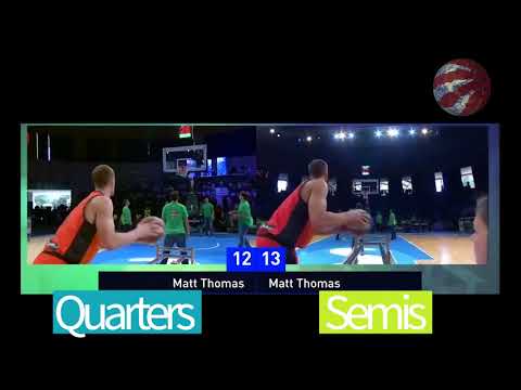 Matt Thomas (Spanish/Euro League) Cleans UP Supercup Semi & Quarters of the 3 point contest.