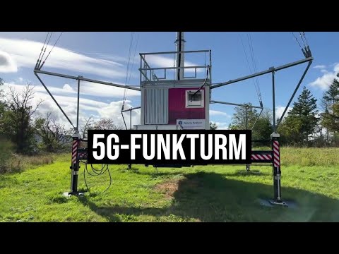 01.10.2022 #Mayschoß #5G-#Funkturm: Deutsche #Telekom fürs #Ahrtal #Mobilfunk #Glasfaser #Internet