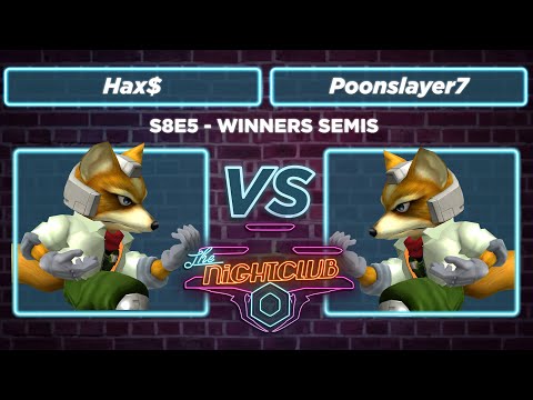The Nightclub S8E5 - Hax$ vs Poonslayer7 - Winners Semis SSBM