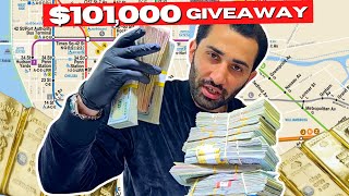 WE HIDE $101,000 IN GOLD & JEWELRY ALL OVER NYC!!! | The District Holiday Giveaway