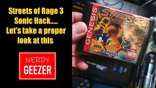 Streets of Rage 3 Sonic Hack.....Let's take a proper look at this