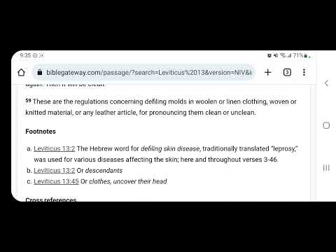 Leviticus 13:47-59 (SAVE)