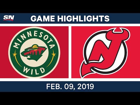 NHL Highlights | Wild vs. Devils - Feb. 9, 2019