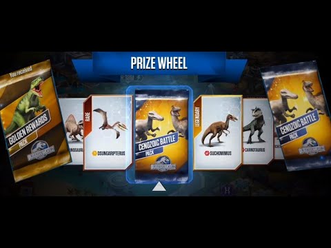 Jurassic World The Game! Cenozoic Pack & Golden Pack| R #195